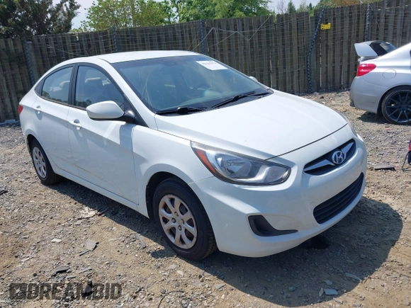 2013 Hyundai Accent GLS with VIN KMHCT4AEXDU532291, listed as a IAAI auction lot 42115374 with 179,848 mi miles and . Bid and sale history available at carsss.com. Image 1.