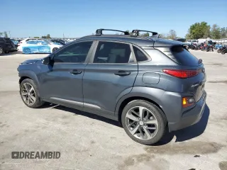 2019 Hyundai Kona Limited with VIN KM8K33A54KU225248, listed as a Copart auction lot 48243955 with 45,386 mi miles and Non Repairable. Bid and sale history available at carsss.com. Image 2.