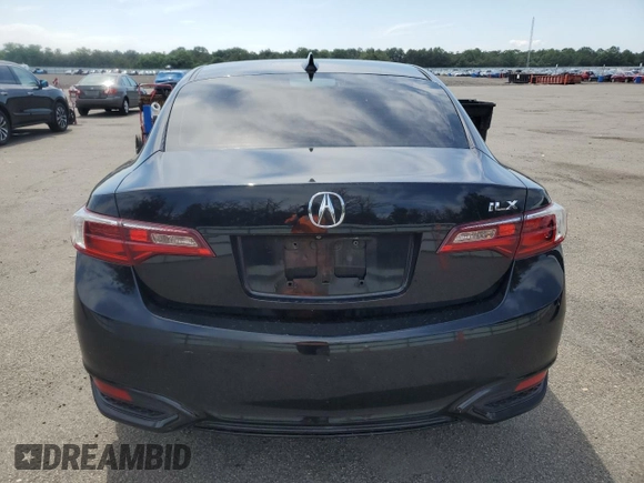 2016 Acura ILX with VIN 19UDE2F35GA025837, listed as a Copart auction lot 63039835 with 128,193 mi miles and Salvage title. Bid and sale history available at DreamBid. Image 6.