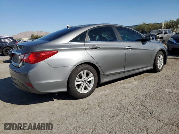 2014 Hyundai Sonata GLS with VIN 5NPEB4AC3EH924605, listed as a Copart auction lot 70422424 with 142,969 mi miles and Salvage Title. Bid and sale history available at carsss.com. Image 3.