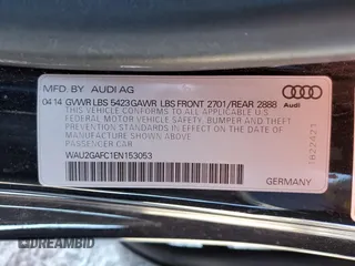2014 Audi A7 Prestige z VIN WAU2GAFC1EN153053, wystawiony jako Copart lot #48345745 z przebiegiem 84 765 mil mil oraz Szkoda całkowita • Salvage title. Historia ofert i sprzedaży dostępna na DreamBid. Obrazek 12.