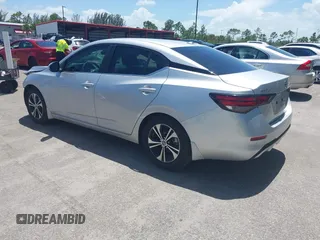 2021 Nissan Sentra SV with VIN 3N1AB8CV9MY261758, listed as a IAAI auction lot 39798014 with 43,035 mi miles and . Bid and sale history available at DreamBid. Image 3.