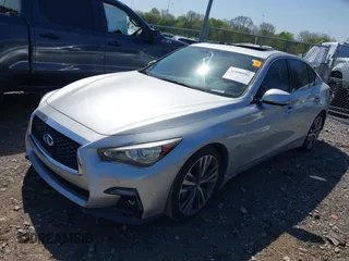 2018 Infiniti Q50 3.0t LUXE with VIN JN1EV7AP8JM355426, listed as a IAAI auction lot 41990581 with 73,042 mi miles. Bid and sale history available at carsss.com. Image 6.
