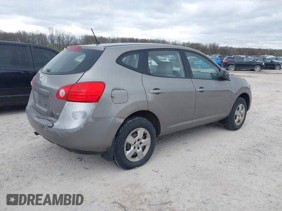 2009 Nissan Rogue S with VIN JN8AS58V29W178163, listed as a IAAI auction lot 42037383 with 203,532 mi miles and . Bid and sale history available at DreamBid. Image 4.