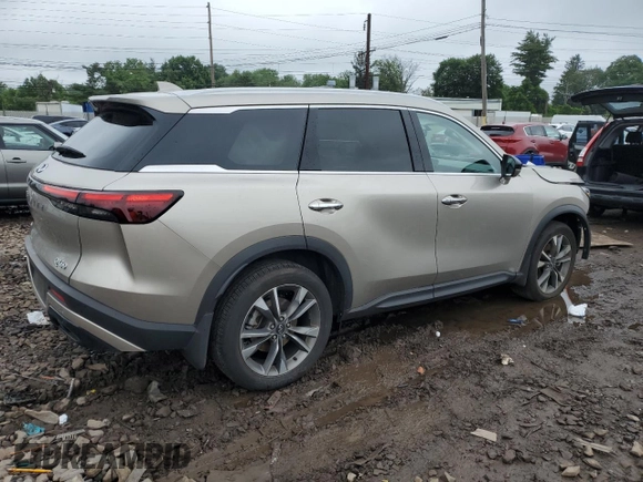 2024 Infiniti QX60 Luxe z VIN 5N1DL1FS0RC357497, wystawiony jako Copart lot #60990535 z przebiegiem 6 351 mil mil oraz Szkoda całkowita • Salvage title. Historia ofert i sprzedaży dostępna na DreamBid. Obrazek 3.