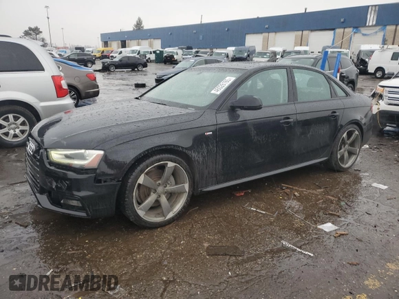 2014 Audi A4 Premium Plus with VIN WAUFFAFL2EN034769, listed as a Copart auction lot 46026165 with 127,228 mi miles and Clean Title. Bid and sale history available at carsss.com. Image 1.