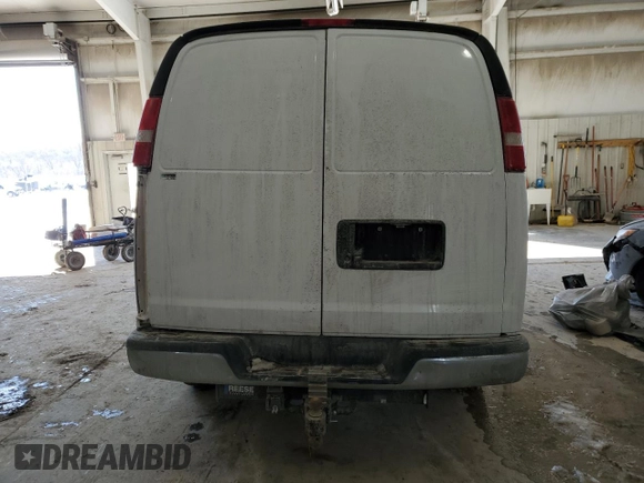 2017 Chevrolet Express Cargo Van with VIN 1GCZGHFG9H1104093, listed as a Copart auction lot 46190765 with 0 mi miles and Salvage Title. Bid and sale history available at carsss.com. Image 6.