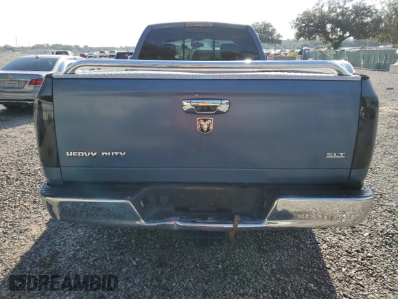 2006 Dodge Ram 2500 SLT with VIN 3D7KR28D16G110616, listed as a Copart auction lot 68149324 with 170,743 mi miles and Salvage Title. Bid and sale history available at carsss.com. Image 6.
