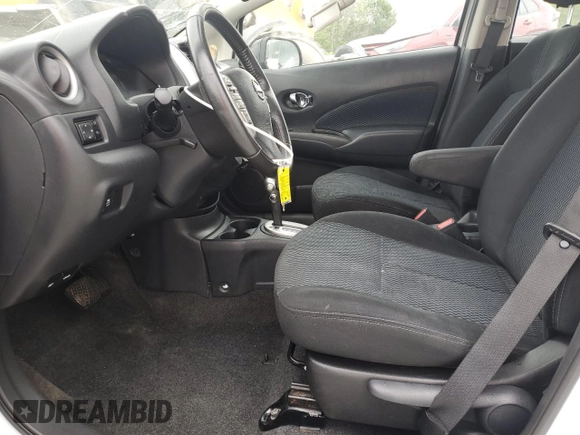 2015 Nissan Note SV with VIN 3N1CE2CP4FL386665, listed as a Copart auction lot 58596785 with 141,244 mi miles and Salvage title. Bid and sale history available at DreamBid. Image 7.