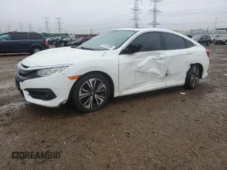 2016 Honda Civic EX-L z VIN 19XFC1F73GE021440, wystawiony jako Copart lot #55128205 z przebiegiem 72 633 mil mil oraz Szkoda całkowita • Salvage title. Historia ofert i sprzedaży dostępna na DreamBid. Obrazek 1.