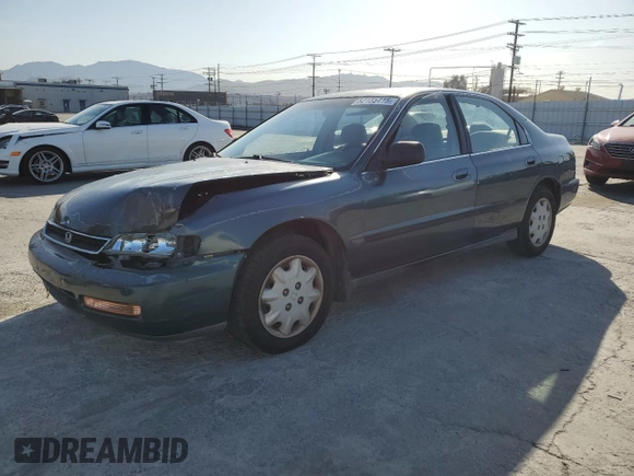 1997 Honda Accord LX with VIN 1HGCD5638VA107882, listed as a Copart auction lot 52155415 with 234,525 mi miles and Salvage Title. Bid and sale history available at carsss.com. Image 1.