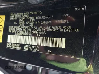 2016 Lexus NX 200t z VIN JTJYARBZXG2041411, wystawiony jako IAAI lot #42203582 z przebiegiem 98 873 mil mil oraz . Historia ofert i sprzedaży dostępna na DreamBid. Obrazek 9.