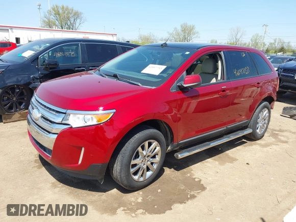 2013 Ford Edge SEL with VIN 2FMDK3JC2DBE36967, listed as a IAAI auction lot 42097753 with 137,322 mi miles. Bid and sale history available at carsss.com. Image 2.