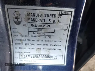 2010 Maserati Quattroporte z VIN ZAM39FKA0A0050132, wystawiony jako IAAI lot #42088375 z przebiegiem 76 631 mil mil oraz . Historia ofert i sprzedaży dostępna na DreamBid. Obrazek 9.