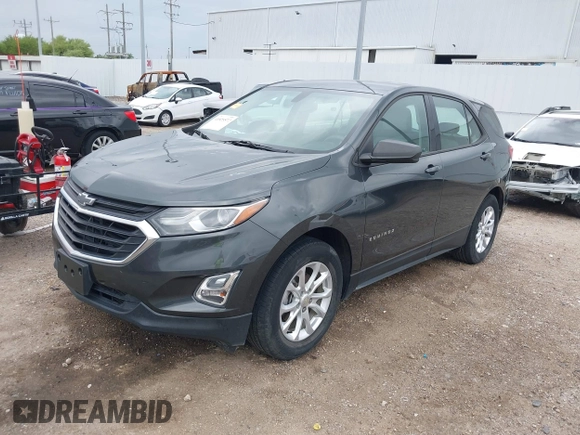 2018 Chevrolet Equinox LS with VIN 3GNAXHEV0JS506562, listed as a IAAI auction lot 41925572 with 97,031 mi miles and . Bid and sale history available at DreamBid. Image 20.