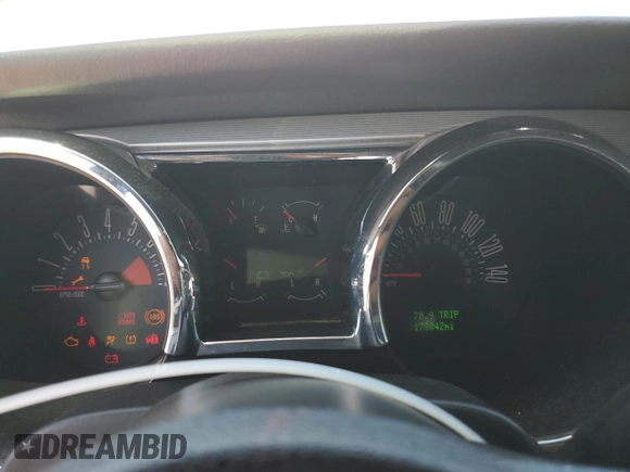 2008 Ford Mustang GT Deluxe with VIN 1ZVHT85H985159120, listed as a Copart auction lot 52540335 with 178,042 mi miles and Salvage Title. Bid and sale history available at DreamBid. Image 9.