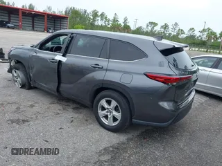 2023 Toyota Highlander L with VIN 5TDKDRAH6PS028110, listed as a IAAI auction lot 42427535 with 47,040 mi miles and . Bid and sale history available at DreamBid. Image 3.