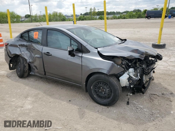 2021 Nissan Versa S with VIN 3N1CN8DV2ML878799, listed as a Copart auction lot 56636755 with 72,466 mi miles and Salvage title. Bid and sale history available at DreamBid. Image 4.