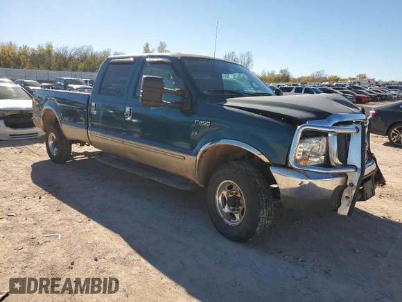 2000 Ford Super Duty F-250 XL with VIN 1FTNW21S9YED38978, listed as a Copart auction lot 81680254 with 197,016 mi miles and Salvage Title. Bid and sale history available at carsss.com. Image 4.
