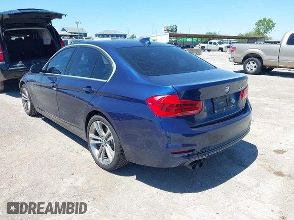 2017 BMW 3 Series 330i with VIN WBA8B9G36HNU54606, listed as a IAAI auction lot 42039176 with 77,007 mi miles and . Bid and sale history available at DreamBid. Image 3.