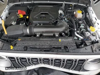 2025 Jeep Wrangler Sahara z VIN 1C4PJXEN6SW546780, wystawiony jako Copart lot #55800685 z przebiegiem 6 063 mil mil oraz Czysty tytuł • Clean title. Historia ofert i sprzedaży dostępna na DreamBid. Obrazek 12.