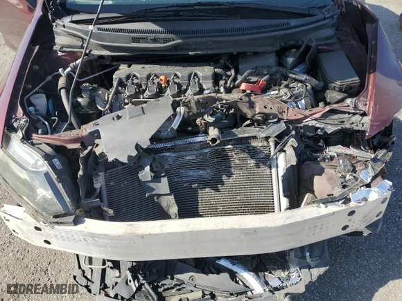 2014 Honda Civic Sedan LX with VIN 19XFB2F5XEE274081, listed as a Copart auction lot 47815625 with 0 mi miles and Salvage Title. Bid and sale history available at carsss.com. Image 12.