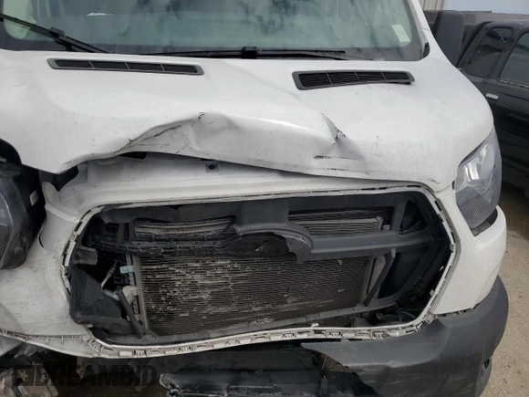 2024 Ford Transit Cargo with VIN 1FTBR1C80RKA15590, listed as a Copart auction lot 47407495 with 28,463 mi miles and Salvage Title. Bid and sale history available at DreamBid. Image 12.