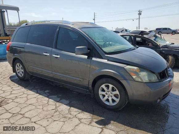 2009 Nissan Quest SL with VIN 5N1BV28U49N103415, listed as a Copart auction lot 52904815 with 180,672 mi miles and Salvage Title. Bid and sale history available at carsss.com. Image 4.