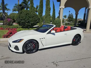2018 Maserati GranTurismo Convertible Sport with VIN ZAM45VMA9J0312270, listed as a Copart auction lot 89176185 with 18,080 mi miles and Clean Title. Bid and sale history available at carsss.com. Image 2.