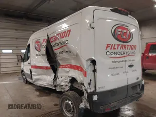 2023 Ford Transit Cargo with VIN 1FTBR1C80PKB95490, listed as a IAAI auction lot 41366493 with 17,450 mi miles and . Bid and sale history available at DreamBid. Image 3.
