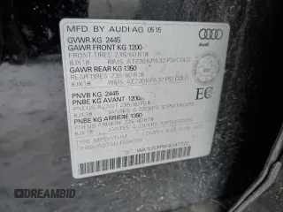 2015 Audi Q5 z VIN WA1LFCFP5FA147722, wystawiony jako Copart lot #42179895 z przebiegiem 157 566 mil mil oraz Czysty tytuł • Clean title. Historia ofert i sprzedaży dostępna na DreamBid. Obrazek 13.