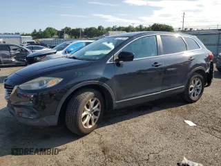 2014 Mazda CX-9 Sport with VIN JM3TB2BV6E0431971, listed as a Copart auction lot 63778635 with 136,287 mi miles and Salvage title. Bid and sale history available at DreamBid. Image 1.