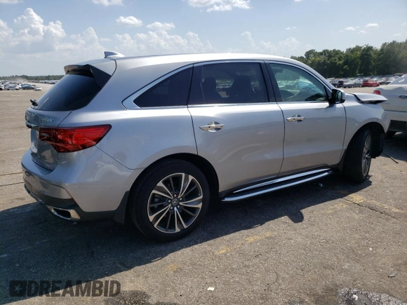 2020 Acura MDX w/Technology Pkg with VIN 5J8YD3H57LL012160, listed as a Copart auction lot 65975034 with 48,806 mi miles and Salvage Title. Bid and sale history available at carsss.com. Image 3.