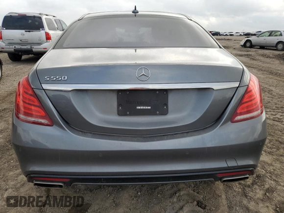 2017 Mercedes-Benz S 550 with VIN WDDUG8CB8HA339349, listed as a Copart auction lot 42814005 with 33,779 mi miles and Salvage Title. Bid and sale history available at carsss.com. Image 6.