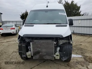 2023 Mercedes-Benz Sprinter Cargo with VIN W1Y4NCHY6PT123577, listed as a Copart auction lot 87227874 with Not Provided miles and Salvage Title. Bid and sale history available at carsss.com. Image 5.