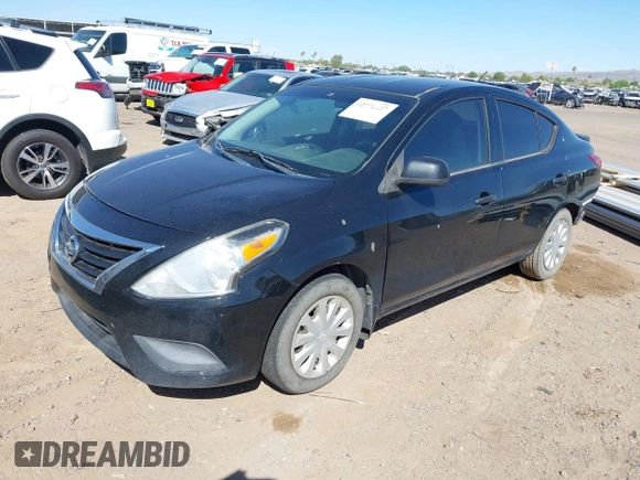 2015 Nissan Versa SV with VIN 3N1CN7AP4FL938911, listed as a IAAI auction lot 42596683 with 130,597 mi miles and . Bid and sale history available at DreamBid. Image 2.