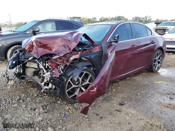 2019 Alfa Romeo Giulia with VIN ZARFANAN5K7609194, listed as a Copart auction lot 71571304 with 0 mi miles and Non Repairable. Bid and sale history available at carsss.com. Image 1.