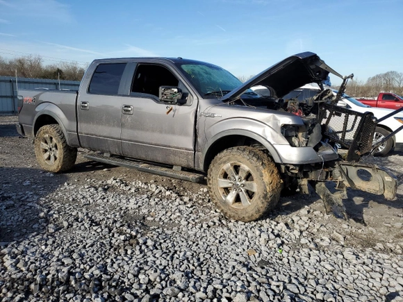 2013 Ford F-150 XL with VIN 1FTFW1EF3DKF18593, listed as a Copart auction lot 88673475 with Not Provided miles and Salvage Title. Bid and sale history available at DreamBid. Image 4.
