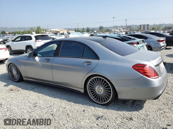 2015 Mercedes-Benz S 550 z VIN WDDUG8CB1FA083469, wystawiony jako Copart lot #54356545 z przebiegiem 100 849 mil mil oraz Szkoda całkowita • Salvage title. Historia ofert i sprzedaży dostępna na DreamBid. Obrazek 2.