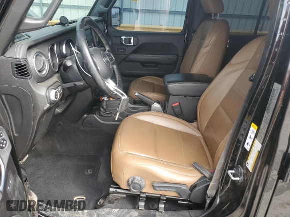 2020 Jeep Gladiator Overland z VIN 1C6HJTFG4LL137667, wystawiony jako Copart lot #49980295 z przebiegiem 49 016 mil mil oraz Szkoda całkowita • Salvage title. Historia ofert i sprzedaży dostępna na DreamBid. Obrazek 7.