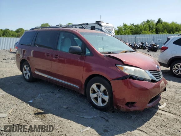 2012 Toyota Sienna LE AAS с VIN 5TDKK3DC0CS183801, выставлен на аукционе Copart как лот 58258035 с пробегом 291 299 миль миль и Чистый • Clean title. История ставок и продаж доступна на DreamBid. Изображение 4.