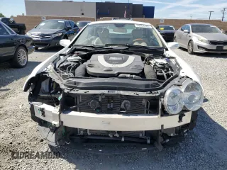 2008 Mercedes-Benz SL 550 with VIN WDBSK71FX8F141776, listed as a Copart auction lot 50004185 with 58,668 mi miles and Salvage title. Bid and sale history available at DreamBid. Image 5.