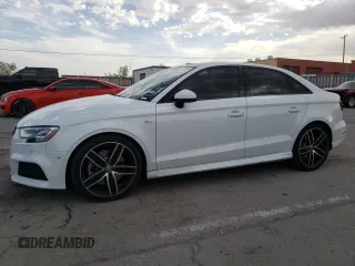 2020 Audi A3 Sedan S line Premium Plus with VIN WAUJEGFF9LA006286, listed as a Copart auction lot 57950474 with 47,274 mi miles and Salvage Title. Bid and sale history available at carsss.com. Image 1.