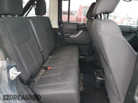 2018 Jeep Wrangler JK Unlimited Sport S with VIN 1C4BJWDG1JL907517, listed as a Copart auction lot 77398184 with 60,217 mi miles and Salvage Title. Bid and sale history available at carsss.com. Image 10.