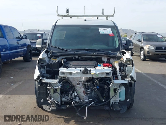 2020 Ram ProMaster City Cargo Van Tradesman with VIN ZFBHRFAB3L6P28346, listed as a IAAI auction lot 41905921 with 76,980 mi miles. Bid and sale history available at carsss.com. Image 13.