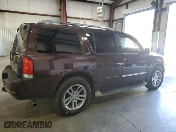 2014 Nissan Armada Platinum z VIN 5N1BA0NFXEN610416, wystawiony jako Copart lot #74033474 z przebiegiem 151 302 mil mil oraz Szkoda całkowita • Salvage title. Historia ofert i sprzedaży dostępna na DreamBid. Obrazek 3.