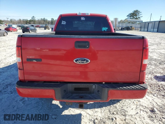 2005 Ford F-150 XL with VIN 1FTRF12215NB60036, listed as a Copart auction lot 47165815 with 230,981 mi miles and Salvage Title. Bid and sale history available at carsss.com. Image 6.