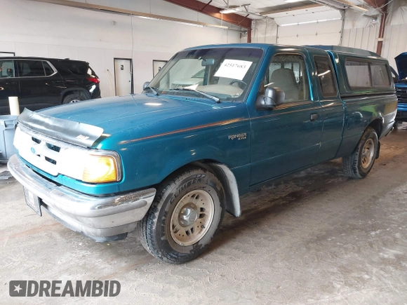 1995 Ford Ranger Splash z VIN 1FTCR14UXSPA86594, wystawiony jako IAAI lot #42517683 z przebiegiem 162 507 mil mil oraz . Historia ofert i sprzedaży dostępna na DreamBid. Obrazek 2.