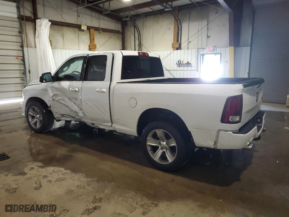 2013 Ram 1500 Sport with VIN 1C6RR7HT6DS713605, listed as a Copart auction lot 57573934 with 164,038 mi miles and Salvage Title. Bid and sale history available at carsss.com. Image 2.