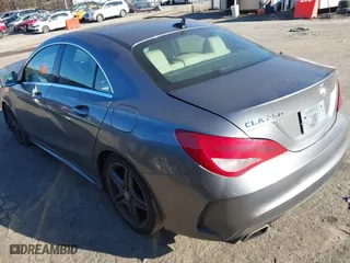 2014 Mercedes-Benz CLA-Class CLA 250 with VIN WDDSJ4EBXEN134893, listed as a IAAI auction lot 41144141 with 123,380 mi miles. Bid and sale history available at carsss.com. Image 3.